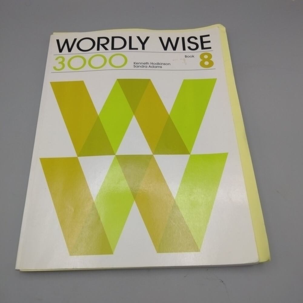 Wordly Wise 3000, Book 8 - Paperback By Kenneth Hodkinson - with answer key